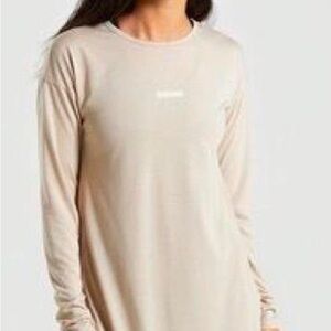 Women’s Gymshark Ark Long Sleeve Top Size S Pilates Yoga
